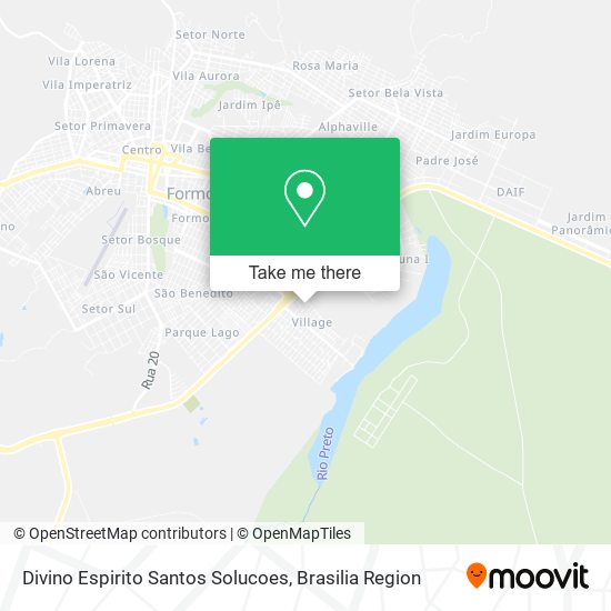 Divino Espirito Santos Solucoes map