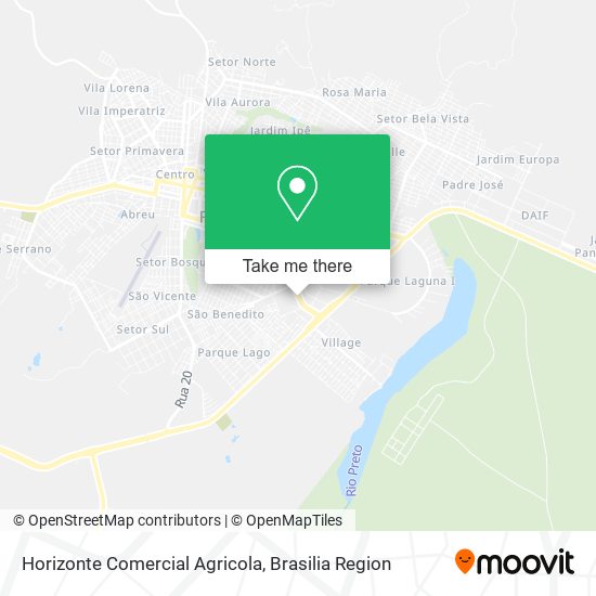 Mapa Horizonte Comercial Agricola