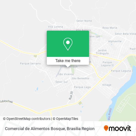 Comercial de Alimentos Bosque map