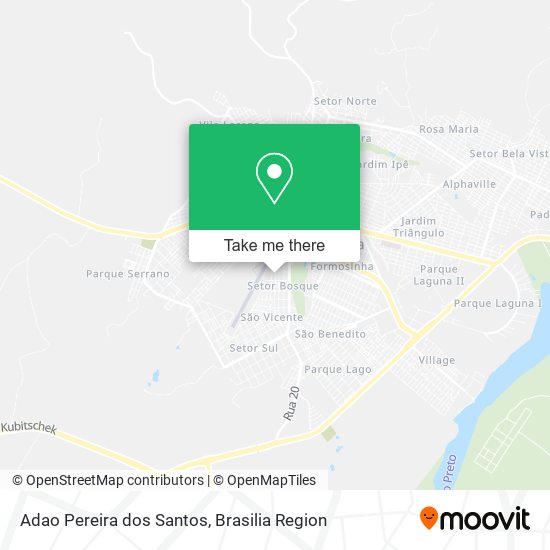 Adao Pereira dos Santos map