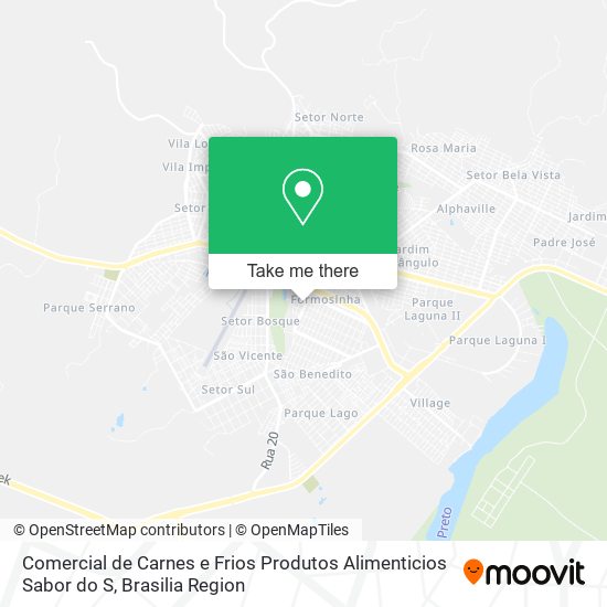 Comercial de Carnes e Frios Produtos Alimenticios Sabor do S map