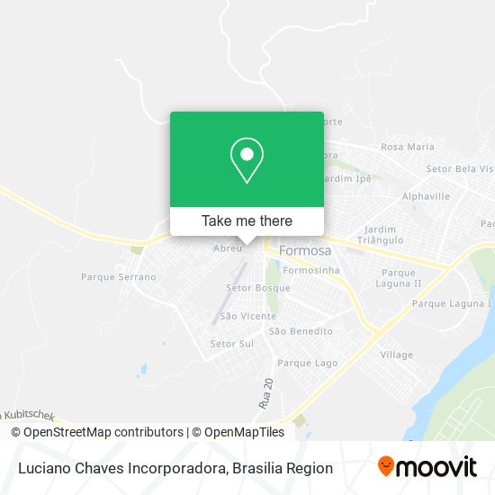Luciano Chaves Incorporadora map