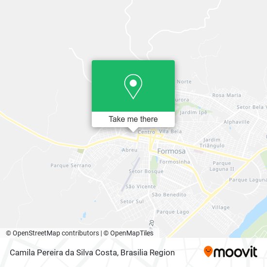 Camila Pereira da Silva Costa map
