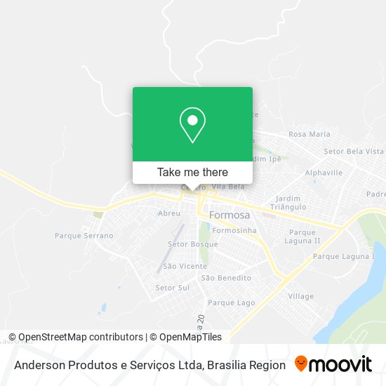 Anderson Produtos e Serviços Ltda map