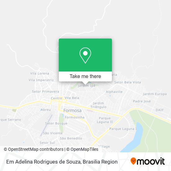 Em Adelina Rodrigues de Souza map