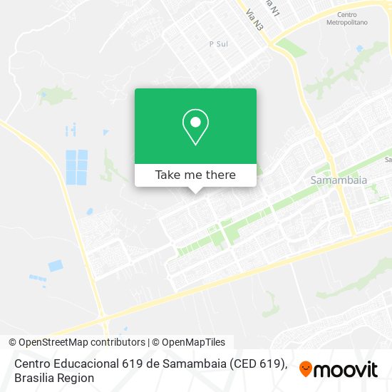 Centro Educacional 619 de Samambaia (CED 619) map