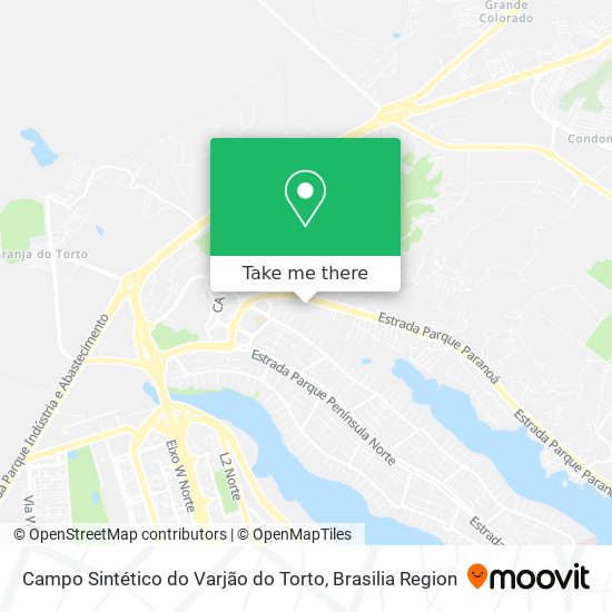 Campo Sintético do Varjão do Torto map