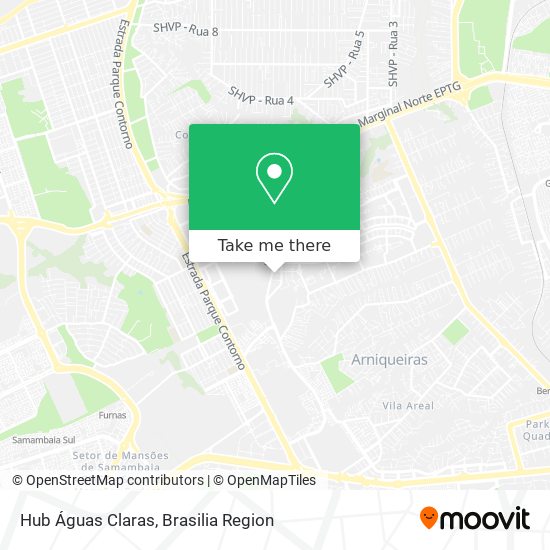 Hub Águas Claras map