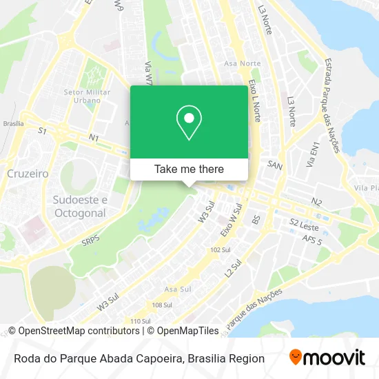 Roda do Parque Abada Capoeira map