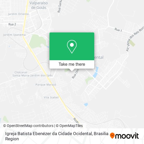 Igreja Batista Ebenézer da Cidade Ocidental map