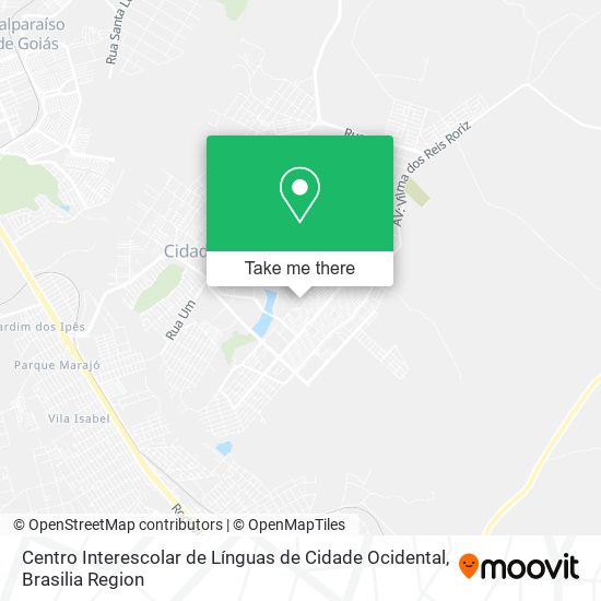 Centro Interescolar de Línguas de Cidade Ocidental map