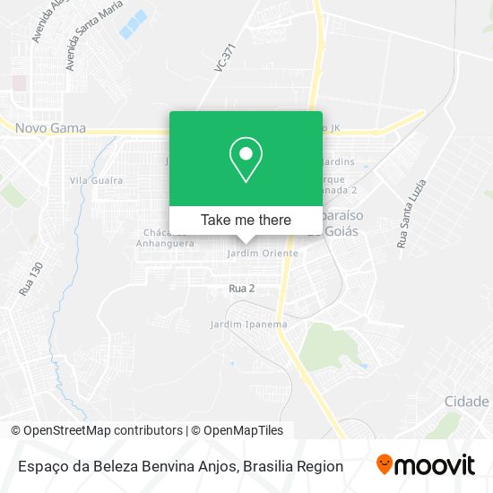 Espaço da Beleza Benvina Anjos map