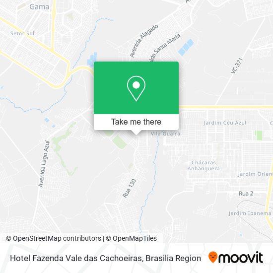Hotel Fazenda Vale das Cachoeiras map