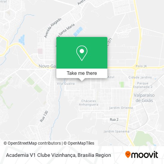 Academia V1 Clube Vizinhança map