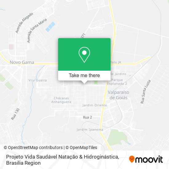 Projeto Vida Saudável Natação & Hidroginástica map