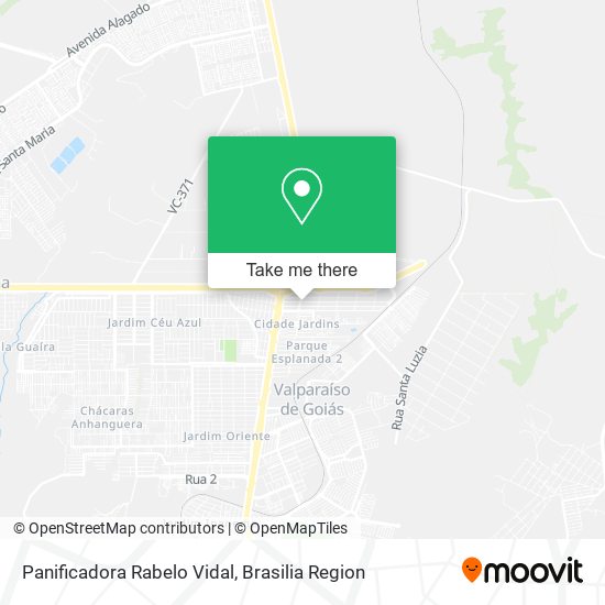 Panificadora Rabelo Vidal map