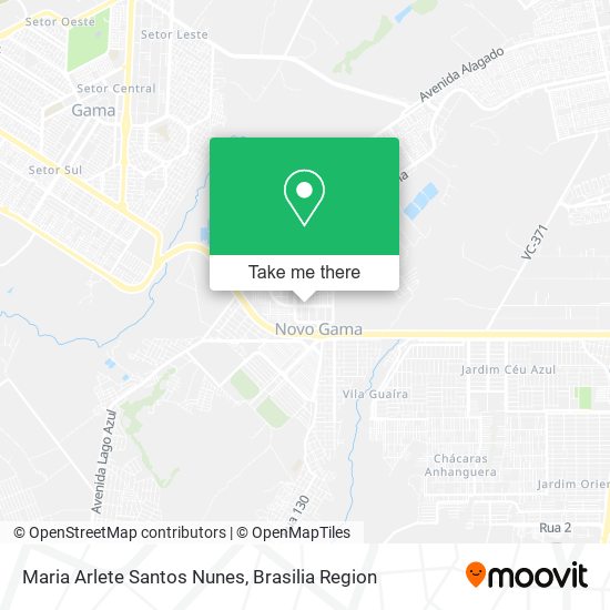 Maria Arlete Santos Nunes map