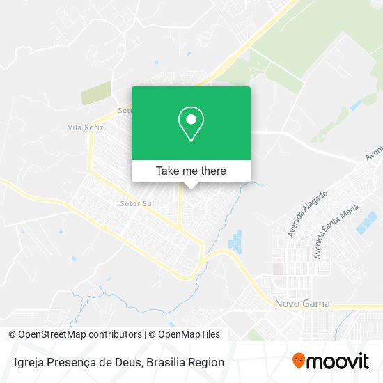 Igreja Presença de Deus map
