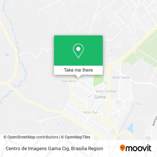 Centro de Imagens Gama Cig map