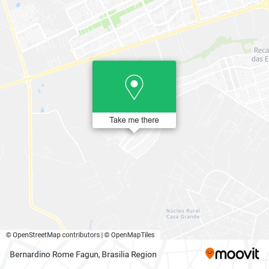 Bernardino Rome Fagun map
