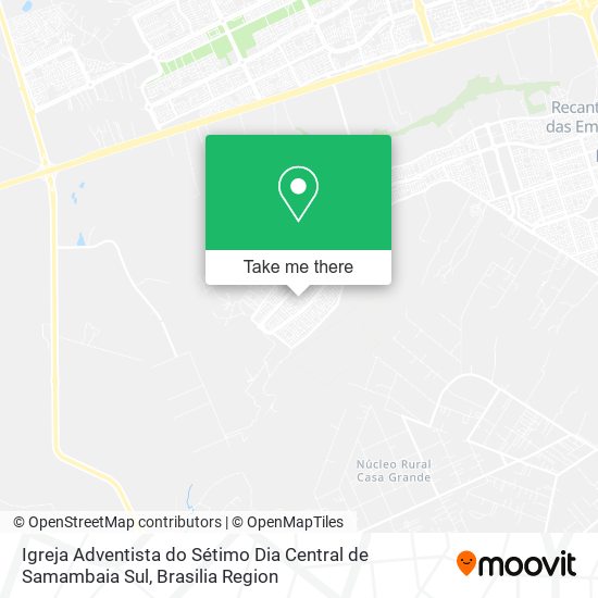 Igreja Adventista do Sétimo Dia Central de Samambaia Sul map