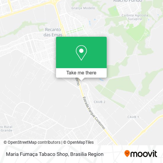 Maria Fumaça Tabaco Shop map
