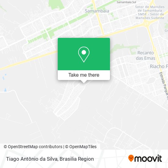 Tiago Antônio da Silva map