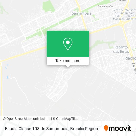Escola Classe 108 de Samambaia map