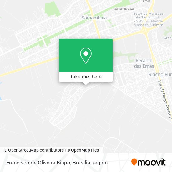Francisco de Oliveira Bispo map