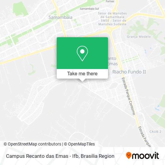 Campus Recanto das Emas - Ifb map