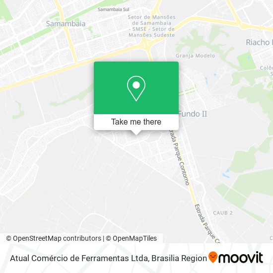 Atual Comércio de Ferramentas Ltda map