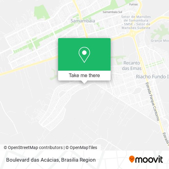Boulevard das Acácias map