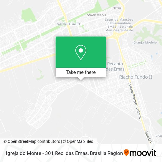 Igreja do Monte - 301 Rec. das Emas map