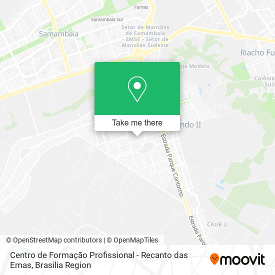 Centro de Formação Profissional - Recanto das Emas map