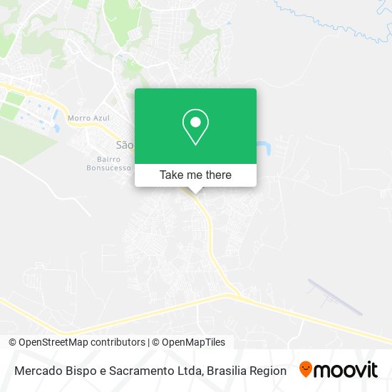 Mercado Bispo e Sacramento Ltda map