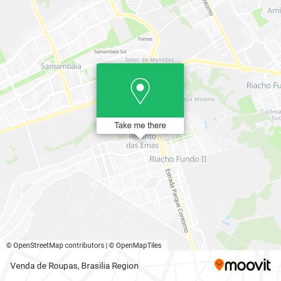 Venda de Roupas map