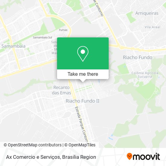 Ax Comercio e Serviços map