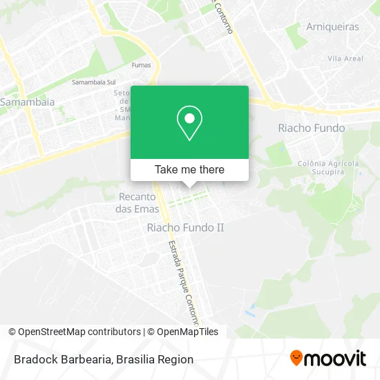 Bradock Barbearia map