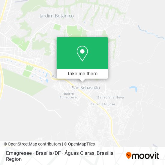 Emagresee - Brasília / DF - Águas Claras map