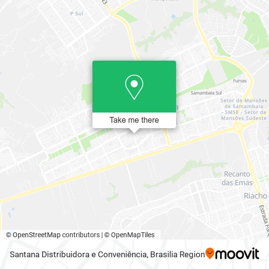 Santana Distribuidora e Conveniência map