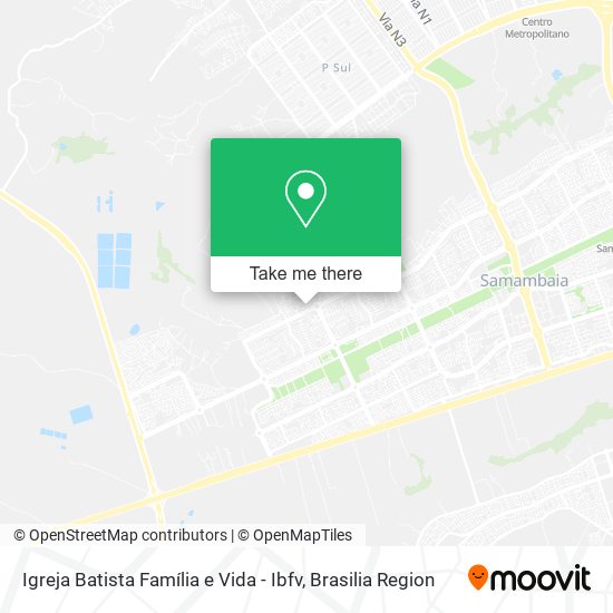Igreja Batista Família e Vida - Ibfv map