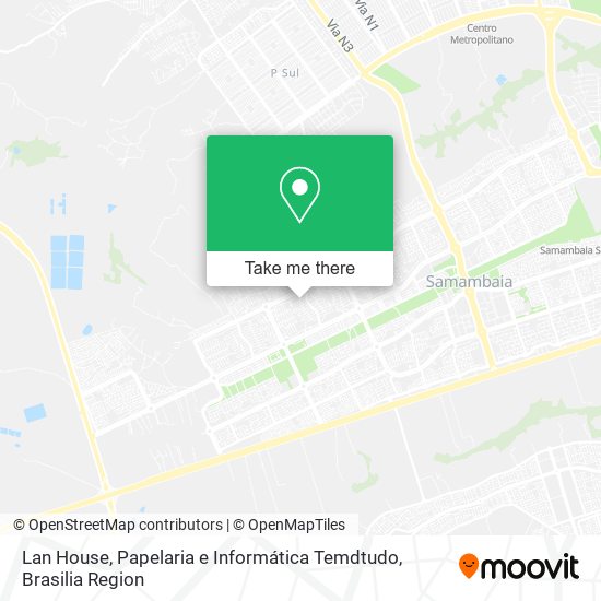 Lan House, Papelaria e Informática Temdtudo map