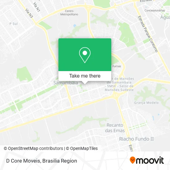D Core Moveis map