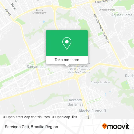 Serviços Csti map