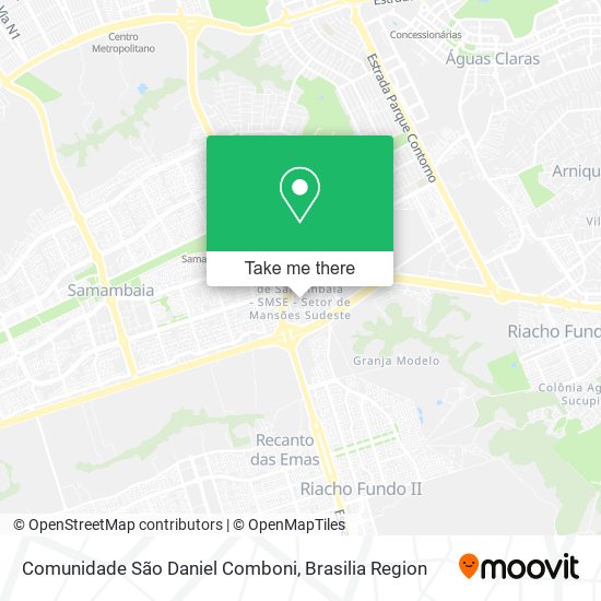 Comunidade São Daniel Comboni map