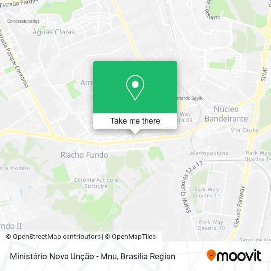 Ministério Nova Unção - Mnu map