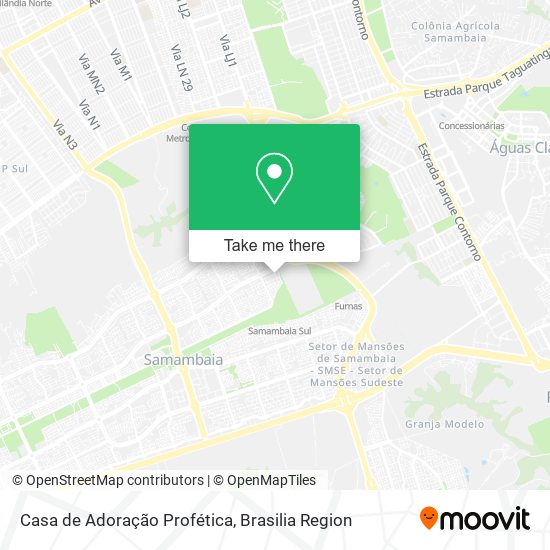 Casa de Adoração Profética map