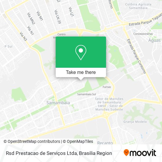 Rsd Prestacao de Serviços Ltda map