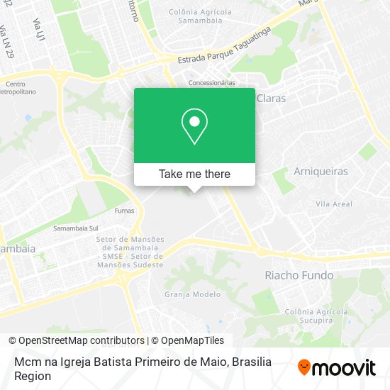 Mcm na Igreja Batista Primeiro de Maio map