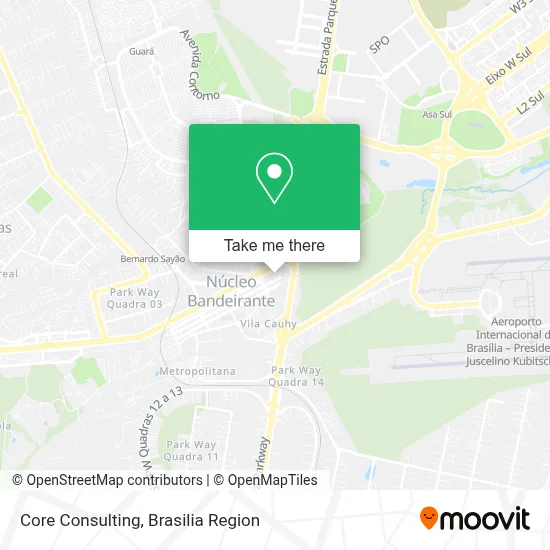 Core Consulting map